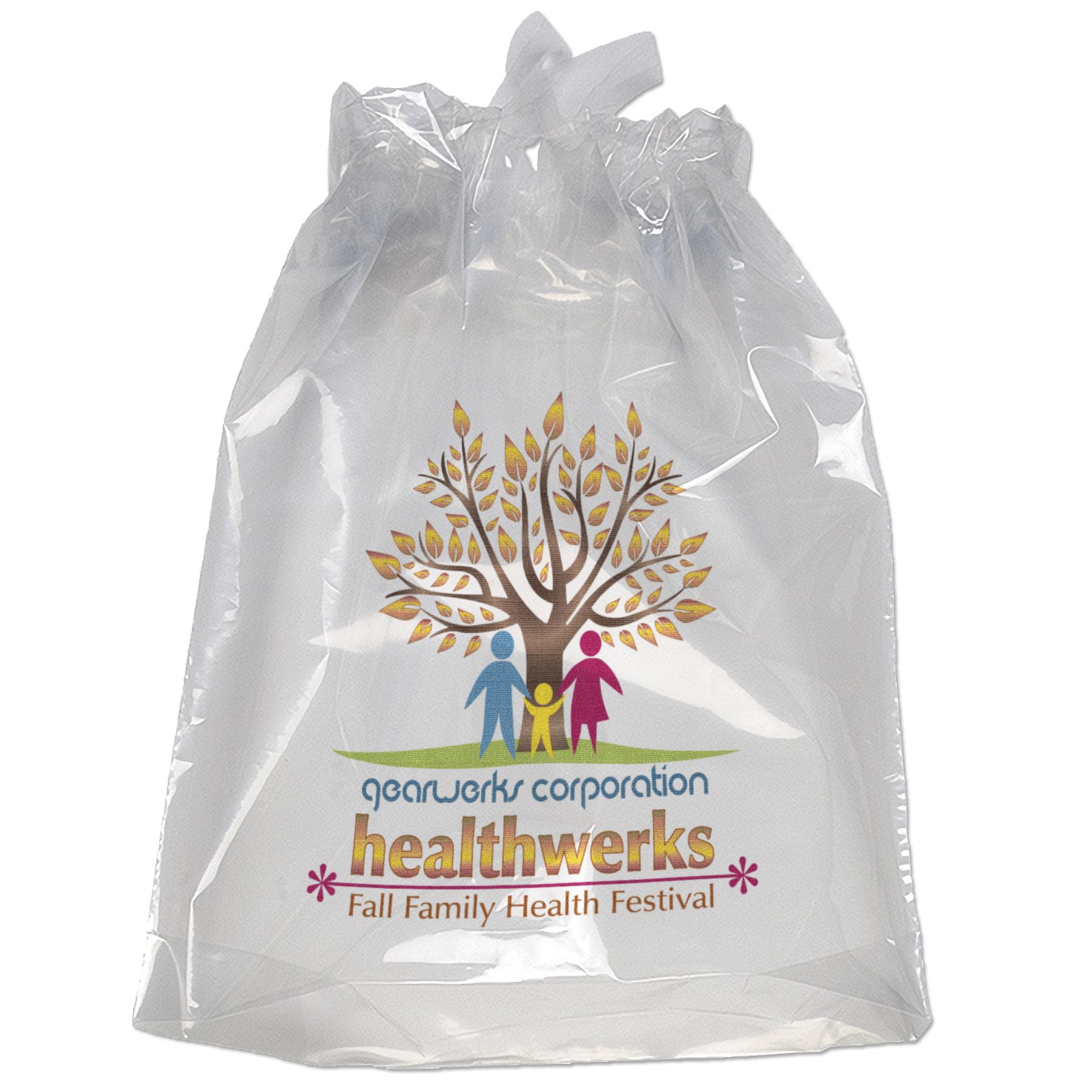 9½W x 12H Poly-Draw Bag - Dynamic Color 1