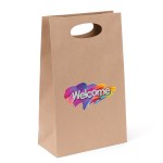 Donna - Eco Die Cut Shoppers - ColorVista - Eco Kraft Brown Logo Donna - Eco Die Cut Shoppers - ColorVista - Eco Kraft Brown Logo