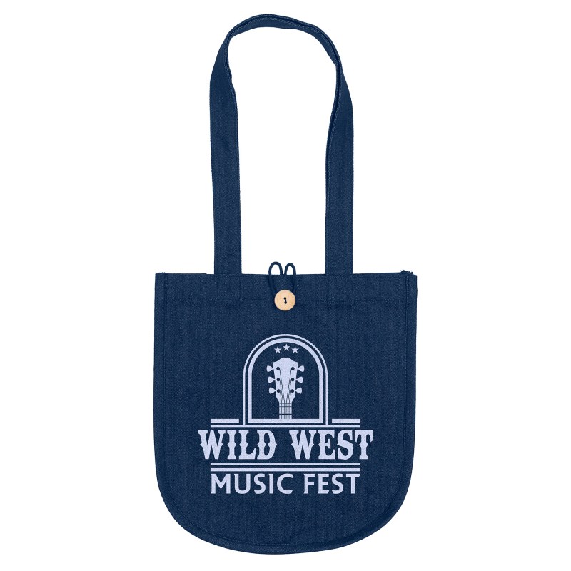 MB™ - Denim Tote - Screen Print 1 MB™ - Denim Tote - Screen Print 1