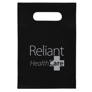 7W x 10 ½H Die Cut Handle Bag - Flexo Ink Print 1 7W x 10 ½H Die Cut Handle Bag - Flexo Ink Print 1