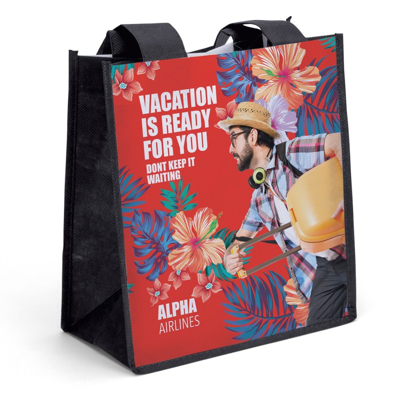 Degas - PET Non-Woven Tote - Sublimation 1 Degas - PET Non-Woven Tote - Sublimation 1
