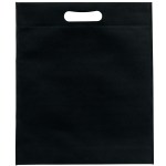 13W x 15H x 3 - Non-Woven Die Cut Bag - ColorVista - Black Blank 13W x 15H x 3 - Non-Woven Die Cut Bag - ColorVista - Black Blank