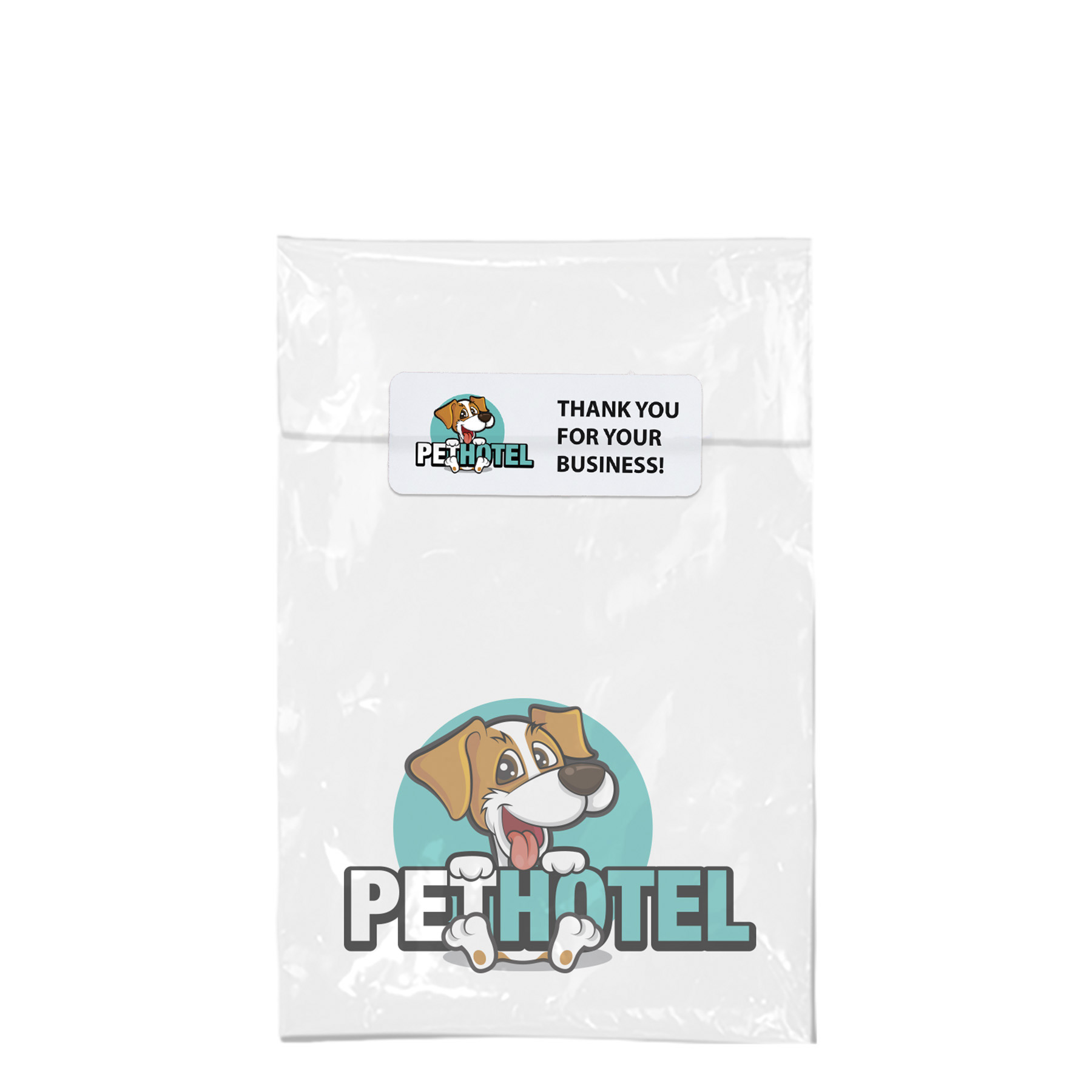 5W x 9H Open-End Bag - Digital Full Color 1