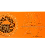 5" Badge Satin Ribbon - 25yd Roll - Sparkle - Orange 5" Badge Satin Ribbon - 25yd Roll - Sparkle - Orange