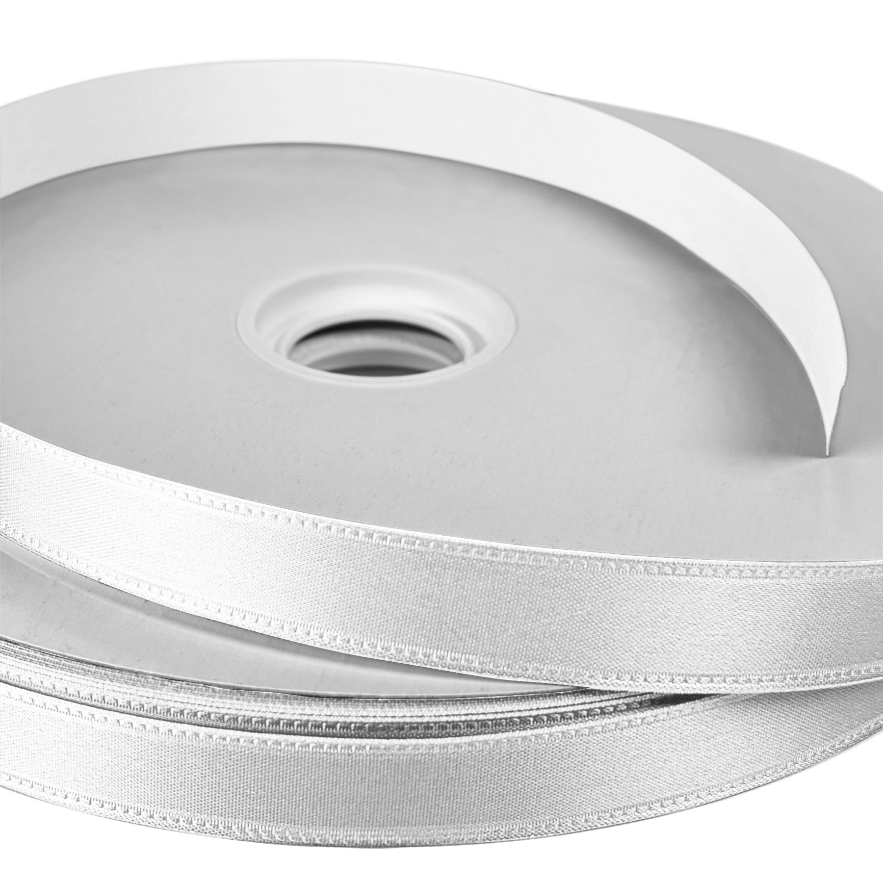 5/8" Badge Satin Ribbon - 50yd Roll - Foil Print 1