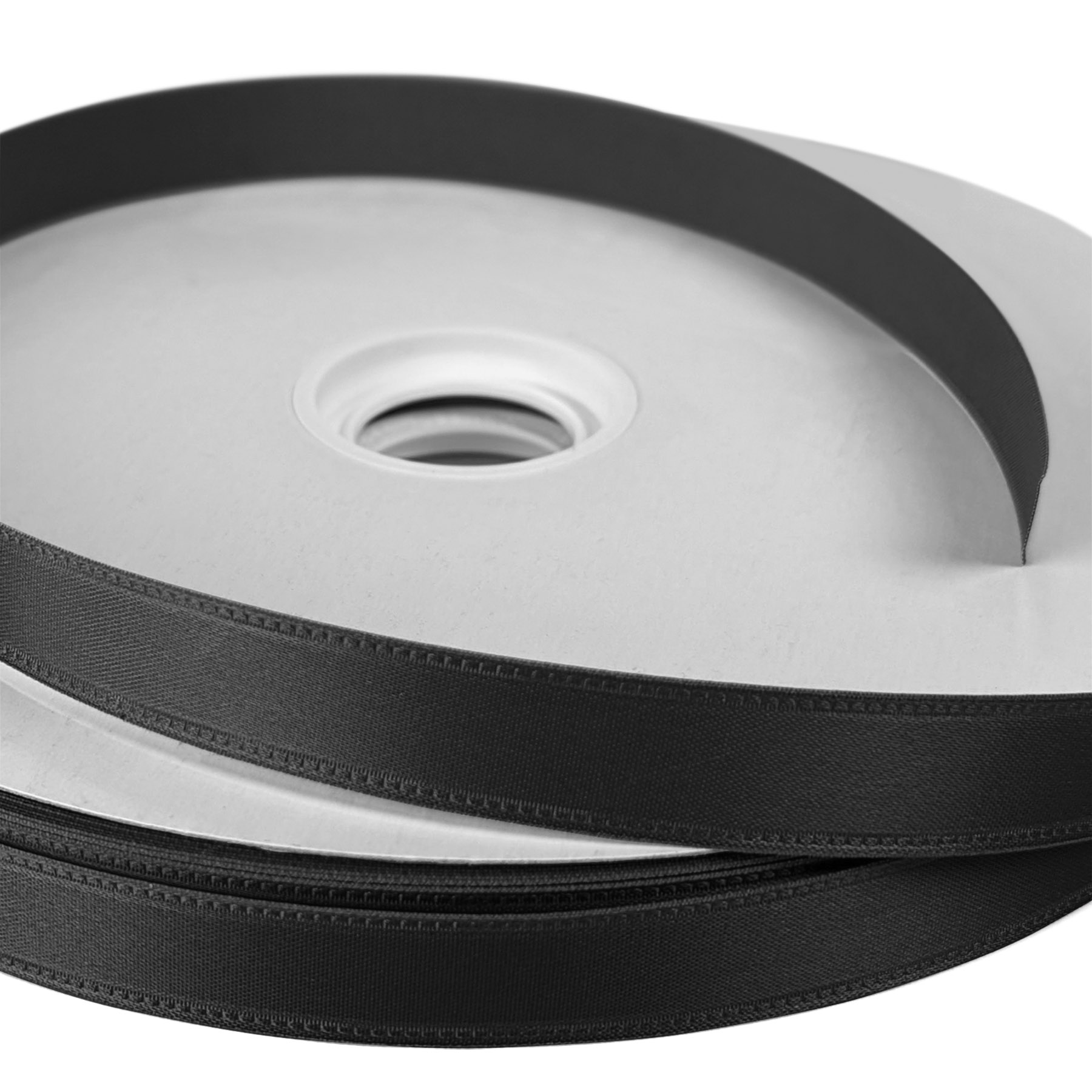 5/8" Badge Satin Ribbon - 50yd Roll - Foil Print 1