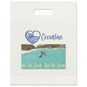 12W x 15H x 3 Eco Die Cut Handle Bag - Dynamic Color 1 12W x 15H x 3 Eco Die Cut Handle Bag - Dynamic Color 1