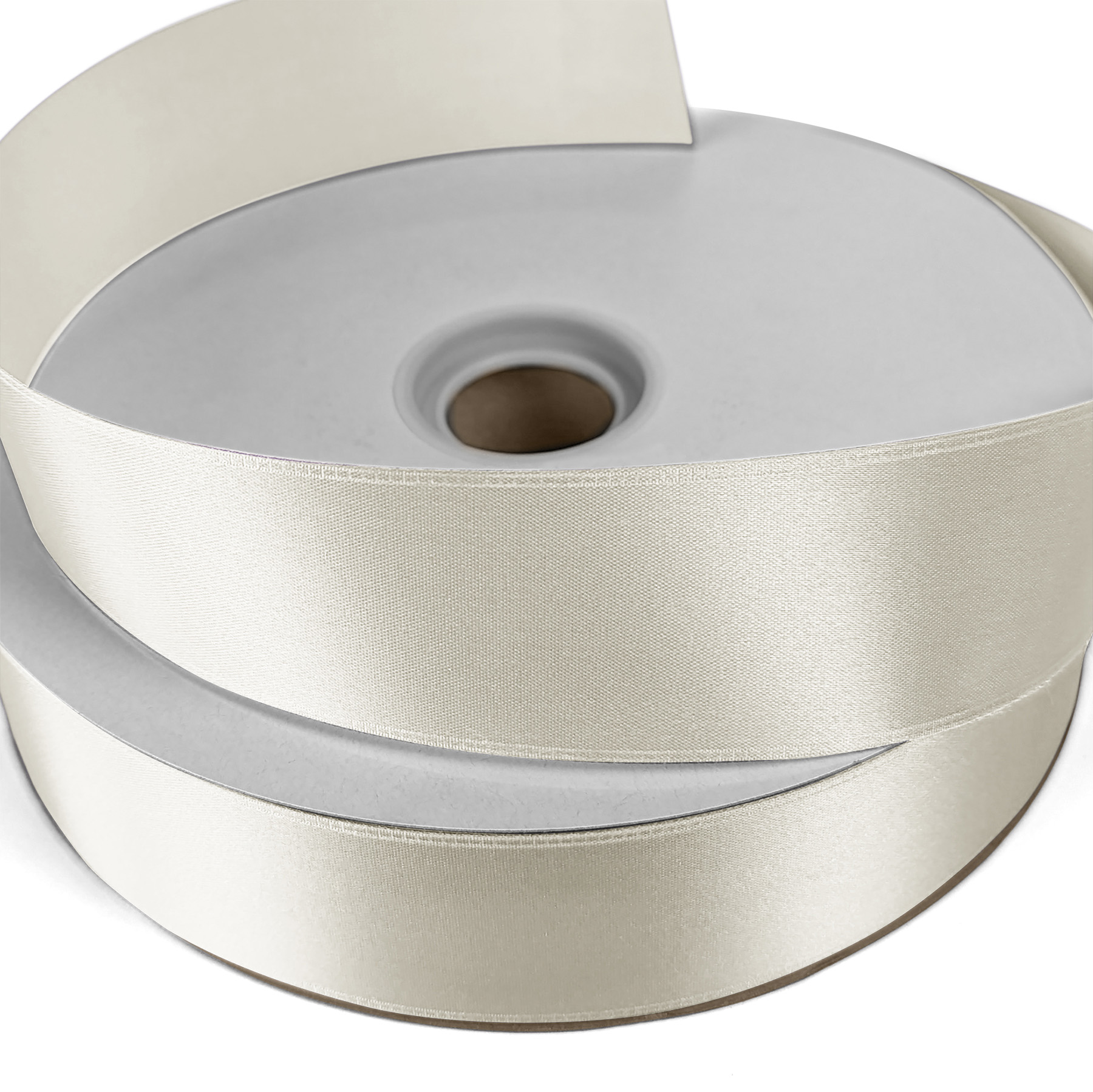 1 1/2" Badge Satin Ribbon - 25yrd Roll- Foil Print 1