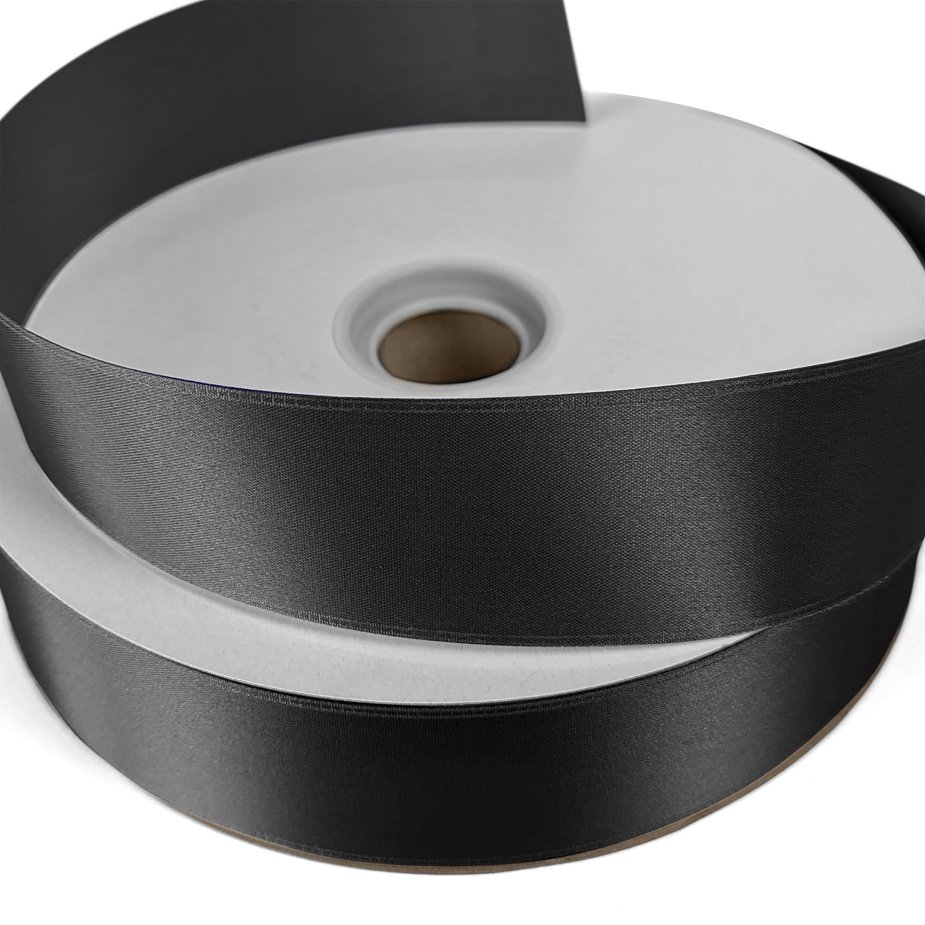1 1/2" Badge Satin Ribbon - 25yrd Roll- Foil Print 1