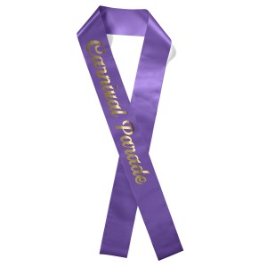 4" Badge Satin Sash - 45" Long - Brilliance 1 4" Badge Satin Sash - 45" Long - Brilliance 1