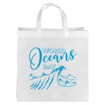 Ocean™ - R-PET Non-Woven Totes - Screen Print - White Logo Ocean™ - R-PET Non-Woven Totes - Screen Print - White Logo