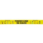 12Wx72L- Badge Satin Ribbon Banner - Sublimation - Yellow Logo Banner 12Wx72L- Badge Satin Ribbon Banner - Sublimation - Yellow Logo Banner