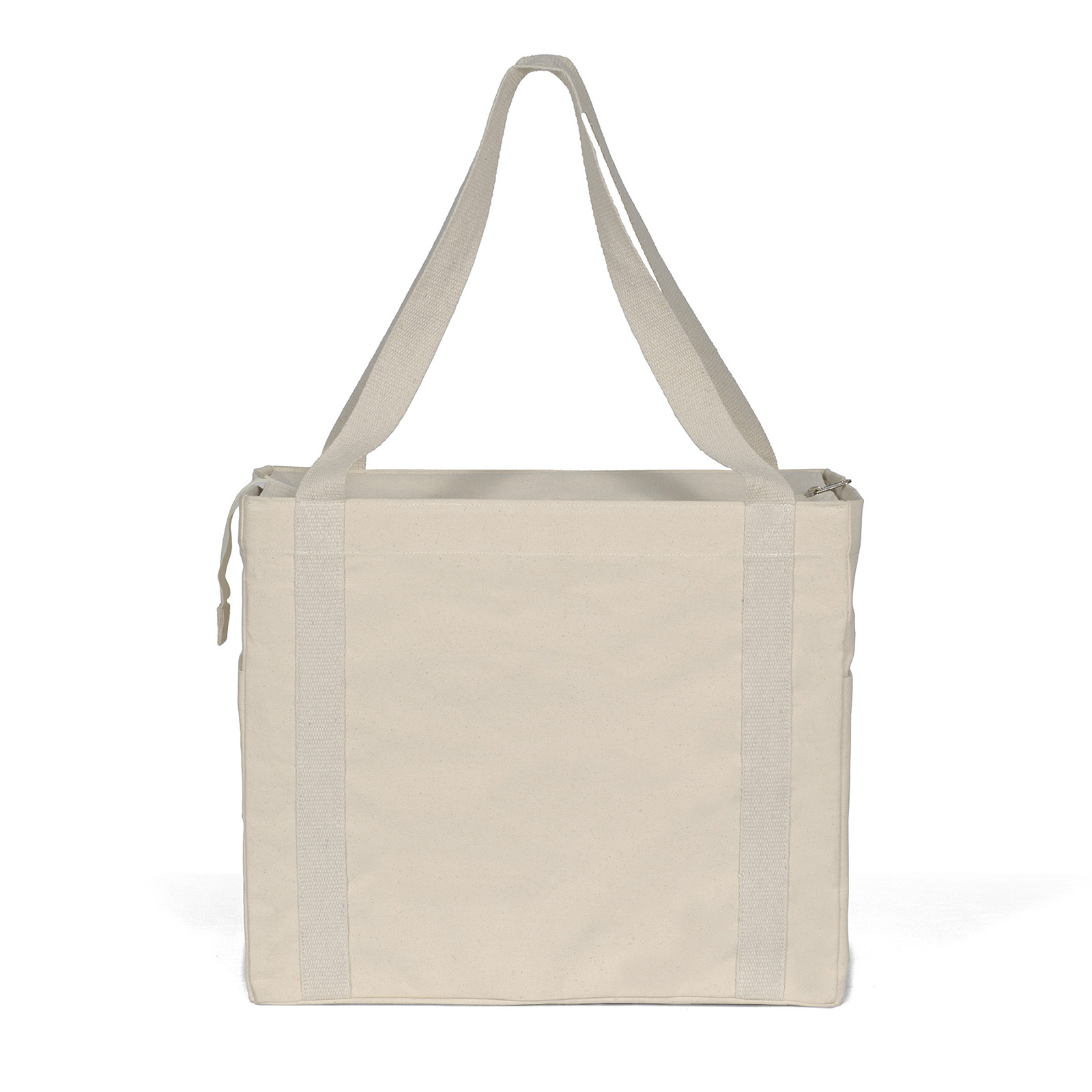 Jeremy™ Deluxe Canvas Zipper-Close Tote - ColorVista (18" x 8" x 15") 1