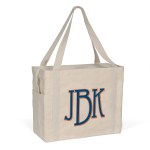 Jeremy™ Deluxe Canvas Zipper-Close Tote - ColorVista (18" x 8" x 15") 1 Jeremy™ Deluxe Canvas Zipper-Close Tote - ColorVista (18" x 8" x 15") 1