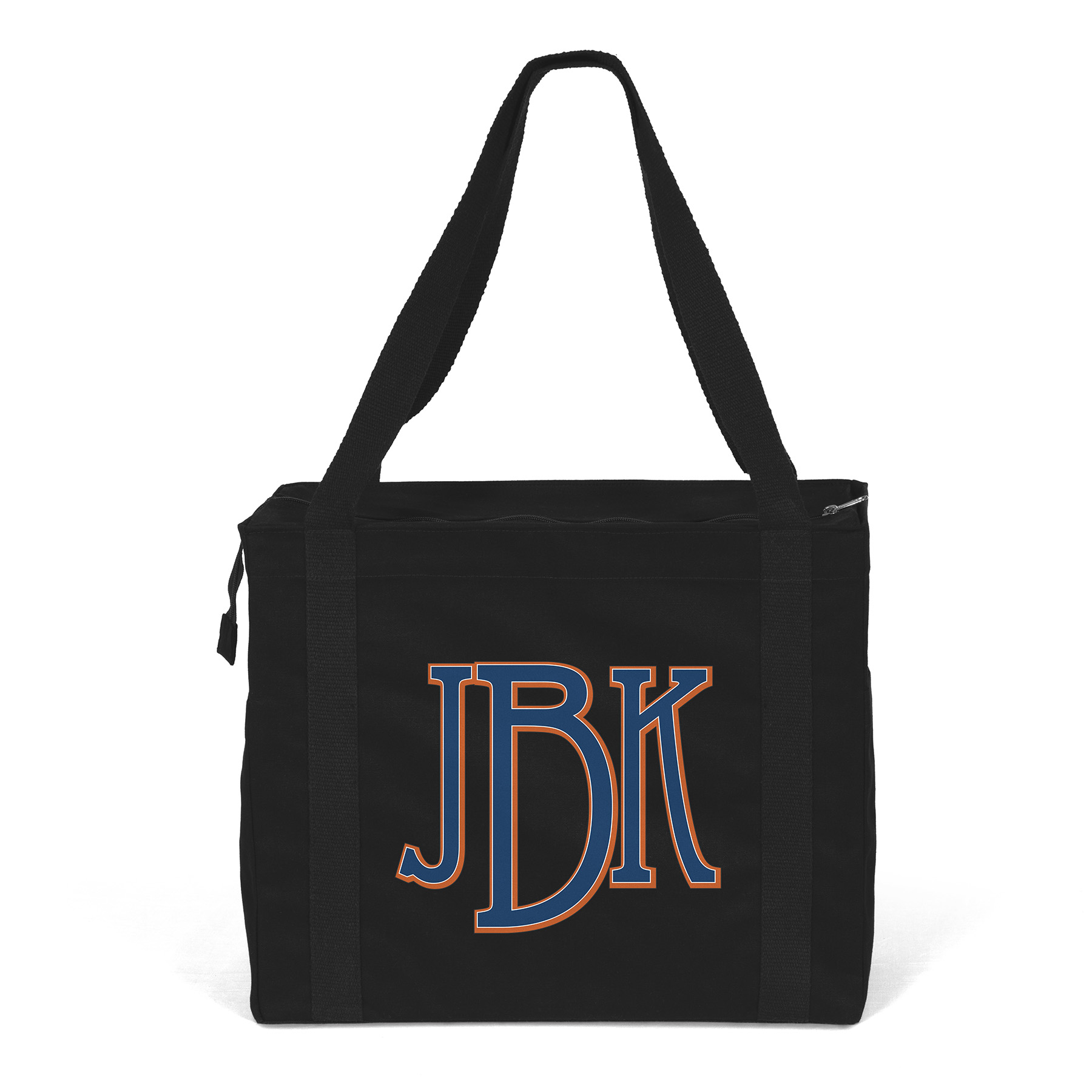 Jeremy™ Deluxe Canvas Zipper-Close Tote - ColorVista (18" x 8" x 15") 1