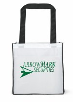 Picasso - Polyester Tote - Screen Print - White/Black Logo Picasso - Polyester Tote - Screen Print - White/Black Logo