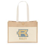 Riley™ Jute Tote - Sparkle 1 Riley™ Jute Tote - Sparkle 1