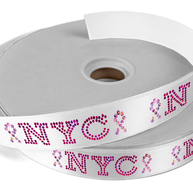 1" Badge Satin Ribbon - 100yd Roll - Sparkle 1 1" Badge Satin Ribbon - 100yd Roll - Sparkle 1