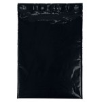 9 1/2W x 12H Plastic Mailer - Flexo Ink Print - Black 9 1/2W x 12H Plastic Mailer - Flexo Ink Print - Black