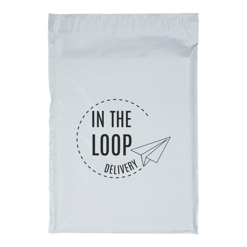 9 1/2W x 12H Plastic Mailer - Flexo Ink Print 1 9 1/2W x 12H Plastic Mailer - Flexo Ink Print 1