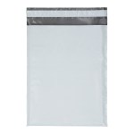 9 1/2W x 12H Plastic Mailer - Flexo Ink Print - White 9 1/2W x 12H Plastic Mailer - Flexo Ink Print - White