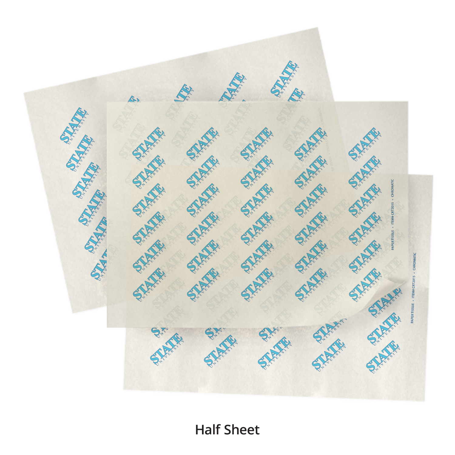 Printed Paper Tissue - Half Sheet - Chromatic 1