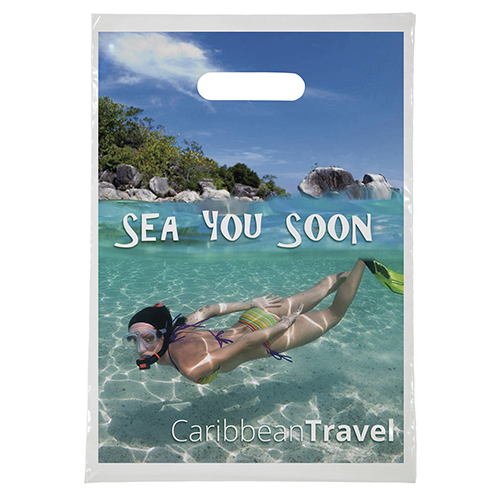 9W x 13H Die Cut Bag - Digital Full Color 1