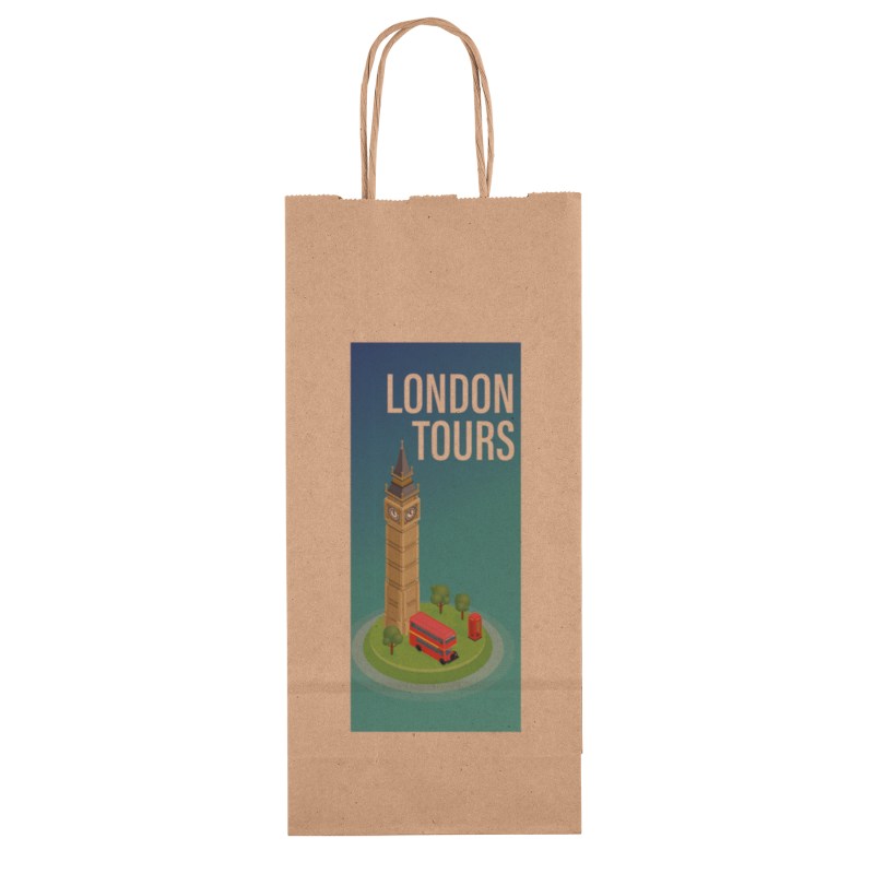 Eco Vino - Kraft-Brown Shopper - Chromatic 1 Eco Vino - Kraft-Brown Shopper - Chromatic 1