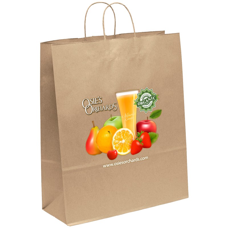 Eco Stephanie - Kraft-Brown Shopper - ColorVista 1 Eco Stephanie - Kraft-Brown Shopper - ColorVista 1