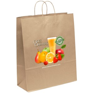 Eco Stephanie - Kraft-Brown Shopper - ColorVista 1 Eco Stephanie - Kraft-Brown Shopper - ColorVista 1