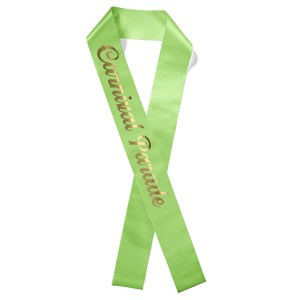 4" Badge Satin Sash - 83" Long - Brilliance 1 4" Badge Satin Sash - 83" Long - Brilliance 1