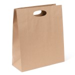 Karen - Eco Die Cut Shoppers - Flexo Ink Print - Eco Kraft Brown Blank Karen - Eco Die Cut Shoppers - Flexo Ink Print - Eco Kraft Brown Blank