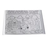 18" x 12" Badge Satin Coloring Mat - Sublimation 1 18" x 12" Badge Satin Coloring Mat - Sublimation 1