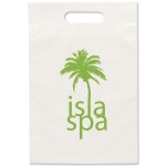 9 ½W x 14H Eco Die Cut Handle Bag - Flexo Ink Print 1 9 ½W x 14H Eco Die Cut Handle Bag - Flexo Ink Print 1