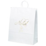Stephanie - White Shopper - Foil Print 1 Stephanie - White Shopper - Foil Print 1