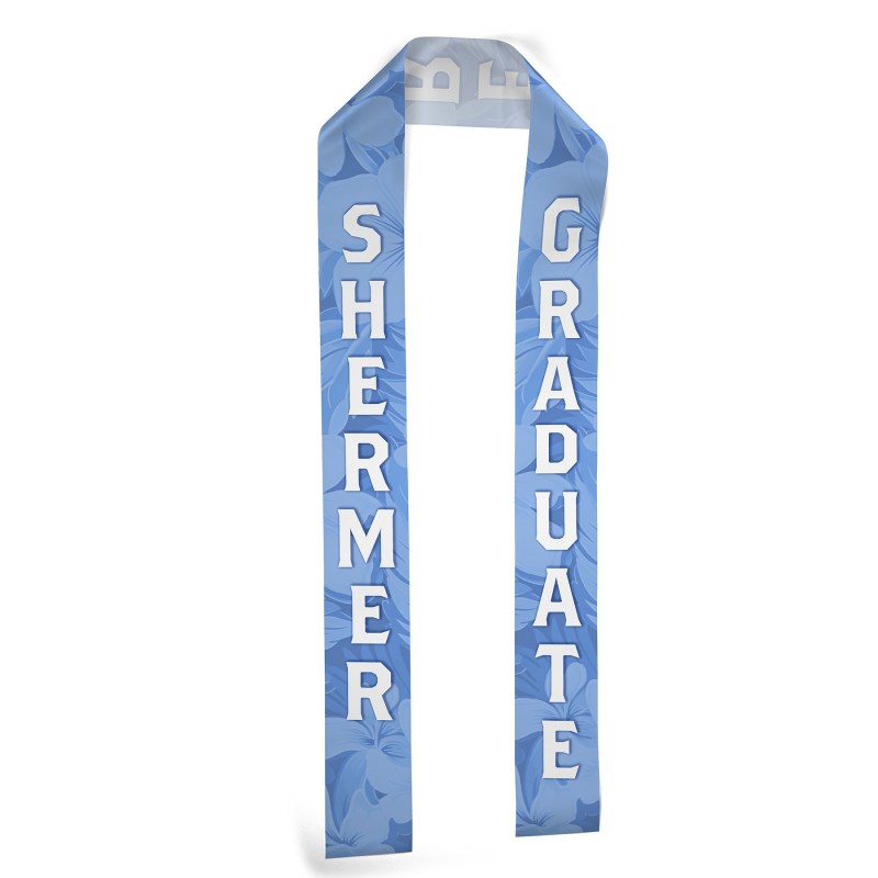 3" Badge Satin Stole - 60" Long - Sublimation 1 3" Badge Satin Stole - 60" Long - Sublimation 1