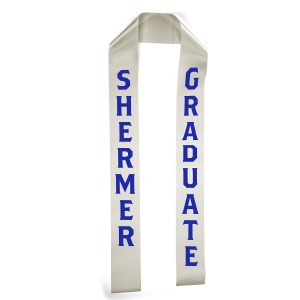 3" Badge Satin Stole - 60" Long - Brilliance 1 3" Badge Satin Stole - 60" Long - Brilliance 1