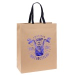 Eco Teak - Woven Handle Eurototes - Foil Print - Kraft Brown/Black Logo Eco Teak - Woven Handle Eurototes - Foil Print - Kraft Brown/Black Logo