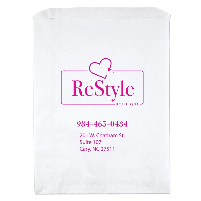 10W x 13H Merchandise Bag - Flexo Ink Print 1 10W x 13H Merchandise Bag - Flexo Ink Print 1