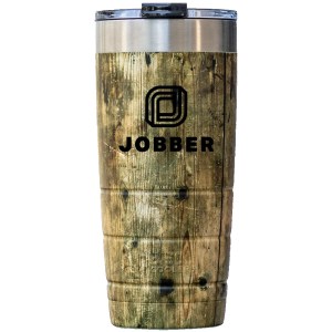 22oz Leakproof Bison Tumbler - Stainless Steel - Woodgrain - Custom 1 22oz Leakproof Bison Tumbler - Stainless Steel - Woodgrain - Custom 1