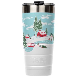 22 oz Leakproof Bison Tumbler - Stainless Steel - Custom 1 22 oz Leakproof Bison Tumbler - Stainless Steel - Custom 1