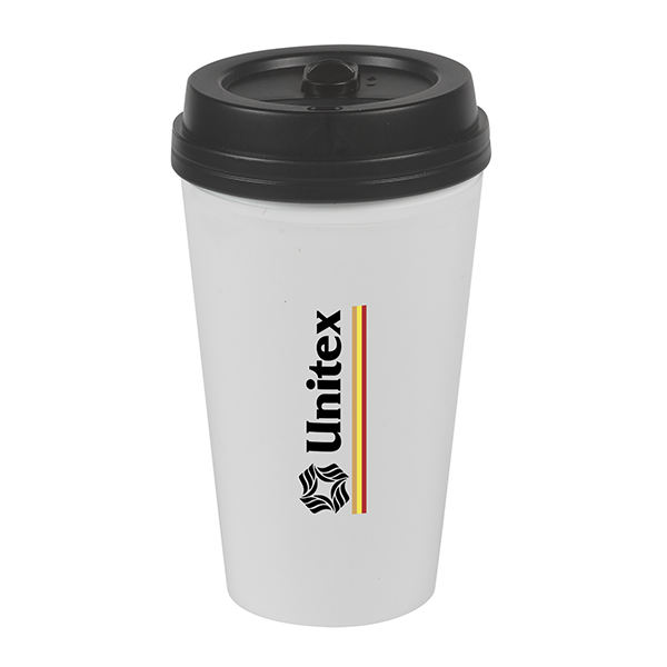 16 Oz. Biodegradable Tumbler- Gift Boxed w/8 Oz. Hot Chocolate Mix 1