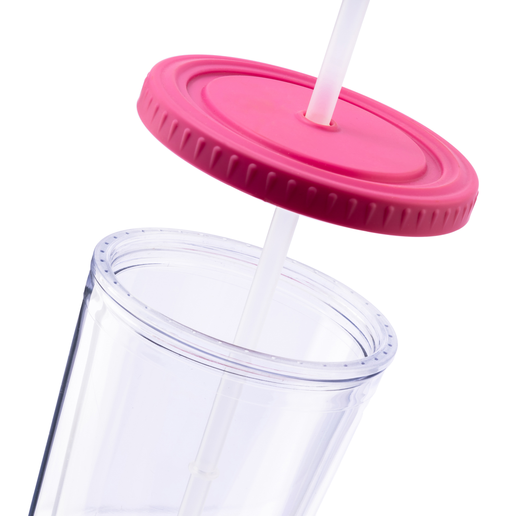 20 oz Venti Slurpy Clear with Solid Lid Tumbler 1