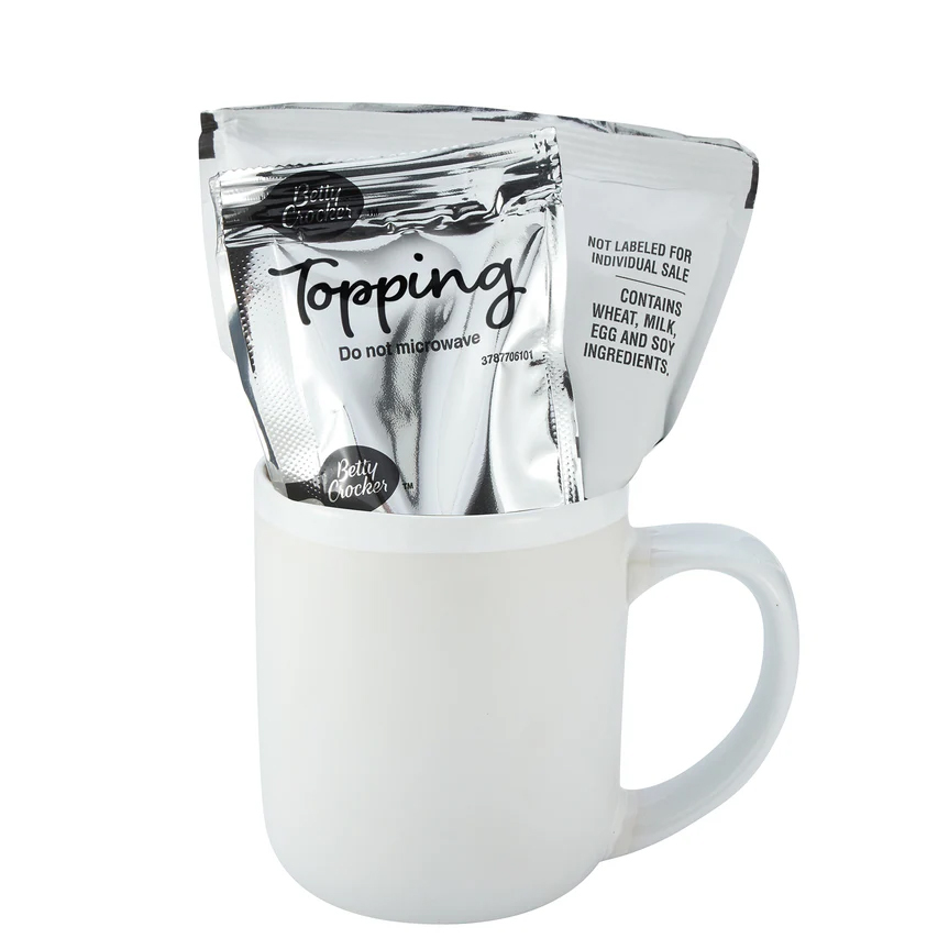 16 Oz. Confetti Ceramic Mug Cake Mix for Microwave 1