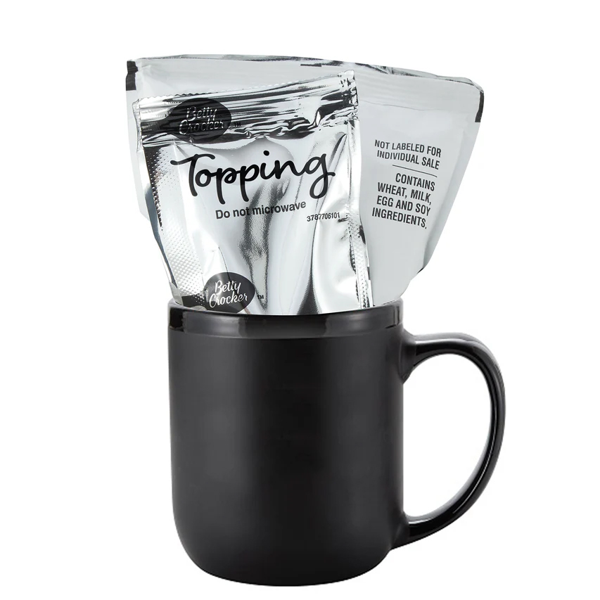 16 Oz. Confetti Ceramic Mug Cake Mix for Microwave 1