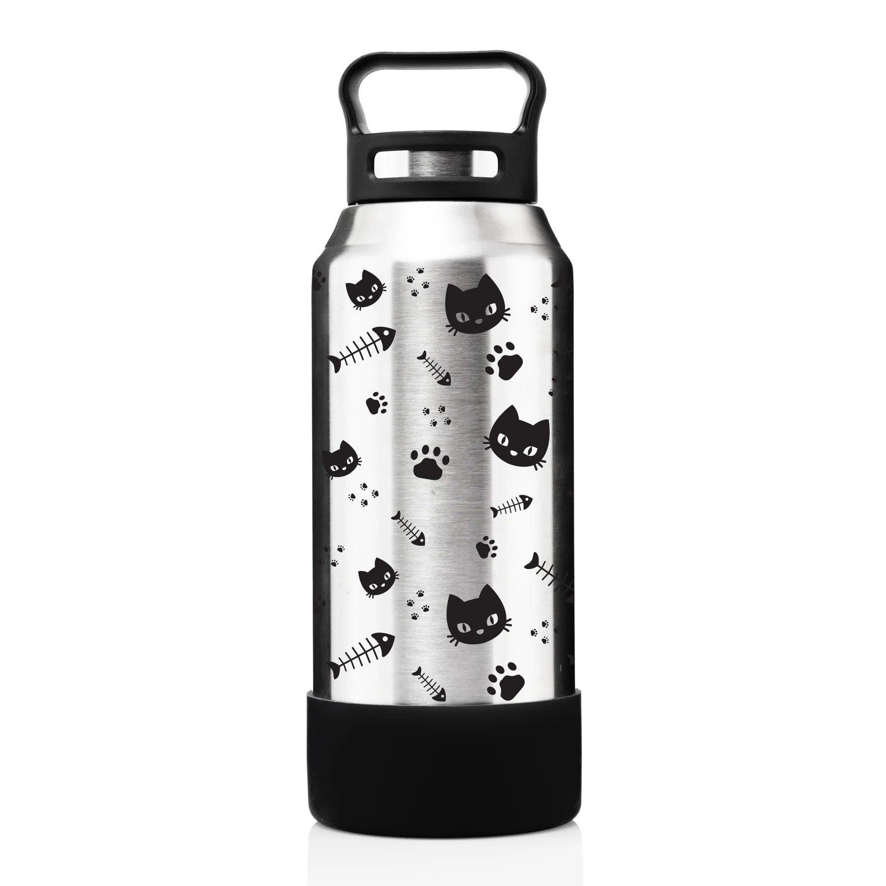 32 oz Growler Bottle w/Silicone Bowl 1