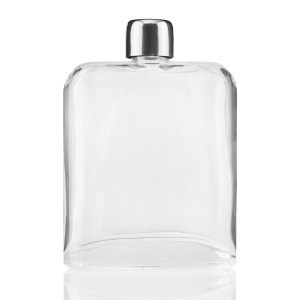 6 oz Hipster Glass Flask 2 6 oz Hipster Glass Flask 2