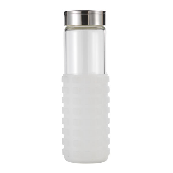 20 oz Silicone Grip Square Bottle 1
