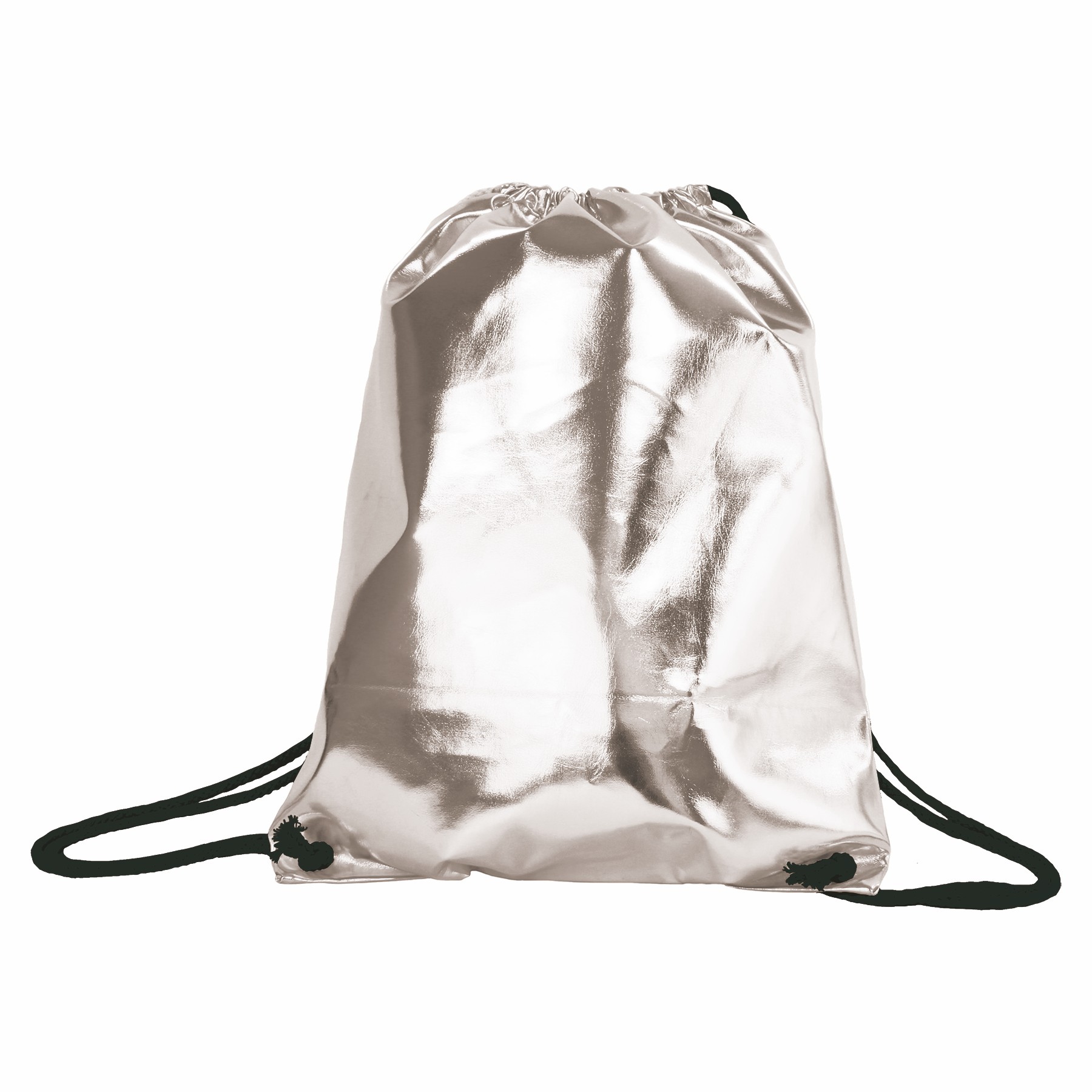 Metallic Drawstring Backpack 1