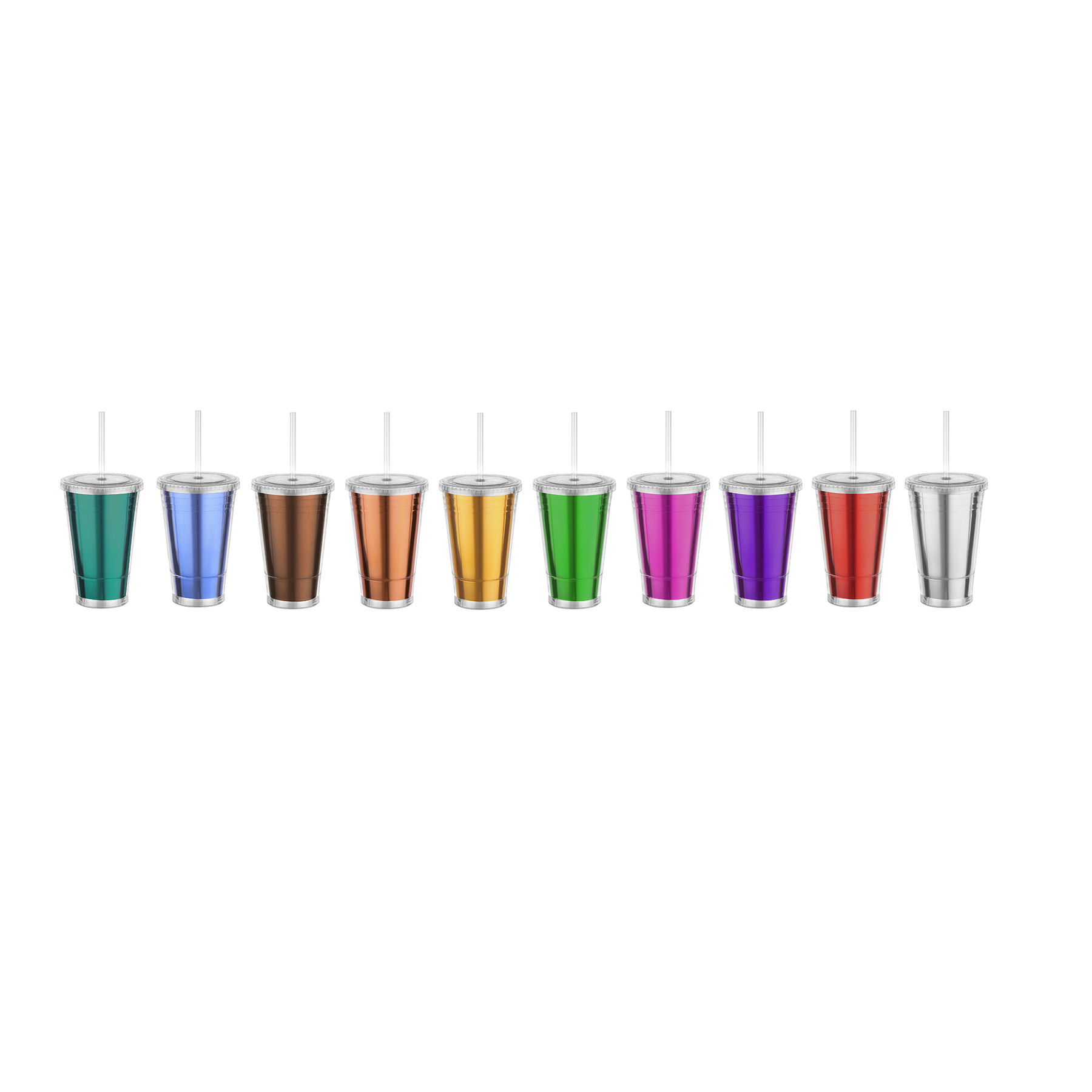16 oz Slurpy Metallic Tumbler 1
